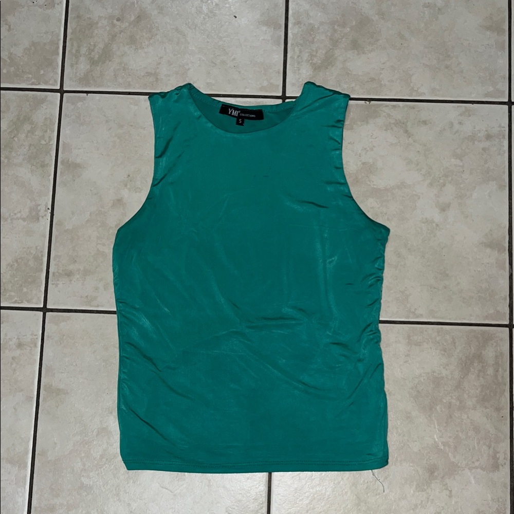 YMI Turquoise Sleeveless Women's Top